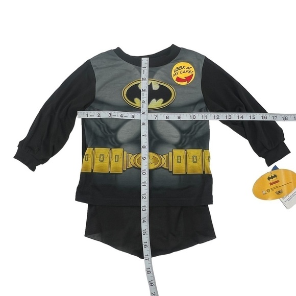 NWT DC Comics Batman Costume Pajama Set Size 2T Little Kids - Picture 9 of 12